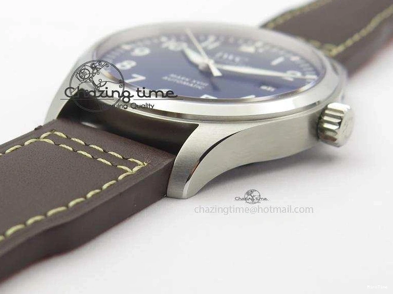 MIROTIME 0409 Mark XVIII Le Petit Prince IW327004 SS Mk Maker Best Edition Blue Dial On Brown Leather Strap A TimelessDesign 7296